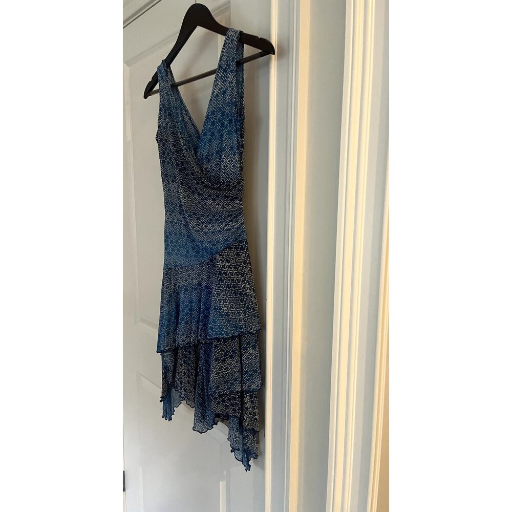 DVF DIANE VON FURSTENBERG Pippa Dress 100% Silk Sleeveless Size P Petite - Picture 3 of 10